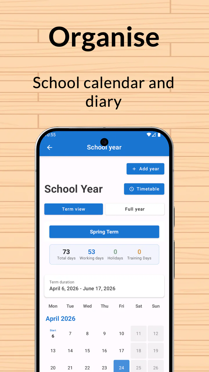 Classroom Planner showing its classroom planning tools
